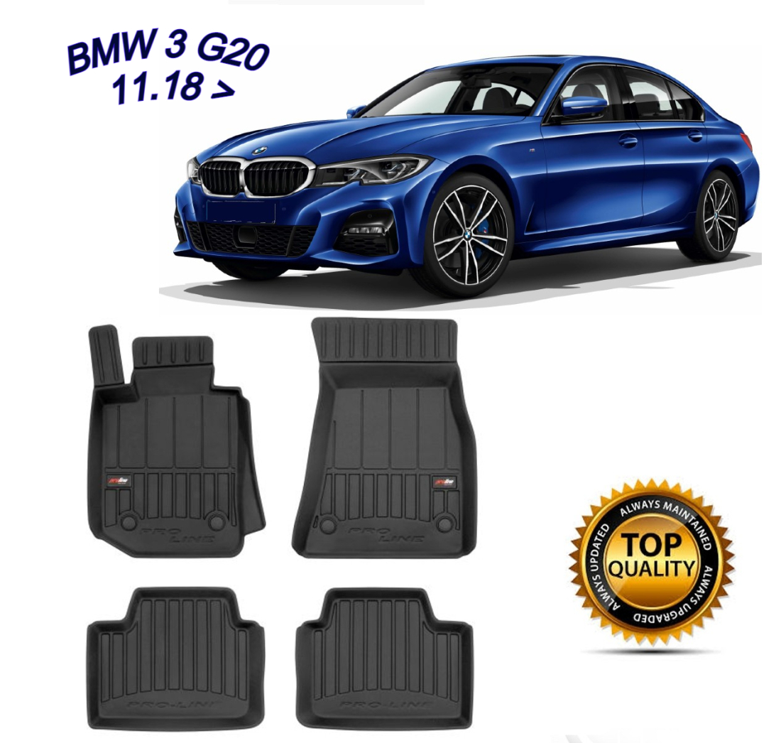 TIPSKI GUMENI PREMIUM 3D TEPISI ZA BMW 3 G20 11.18 